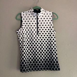 Tail Golf Tank Black and White